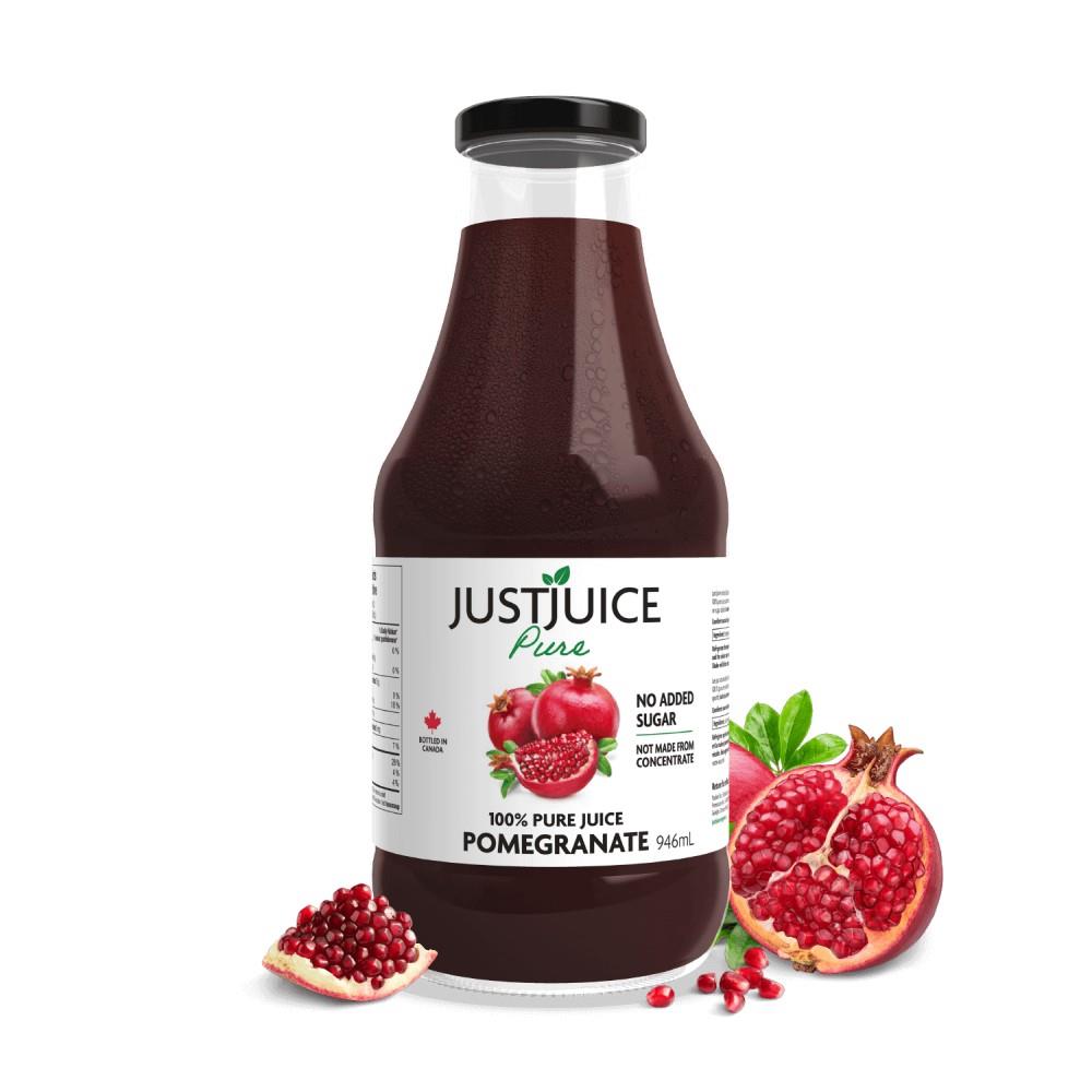 JUST JUICE PURE POMEGRANATE JUICE - 946ml