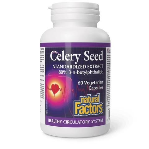NATURAL FACTORS CELERY SEED EXTRACT 60 VCAPS