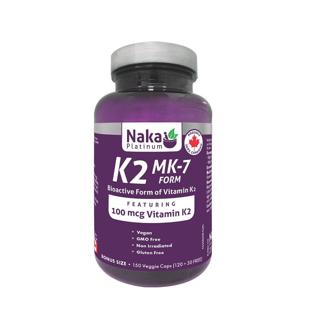 NAKA K2 MK-7 FORM - 100mcg / 150 VCAPS