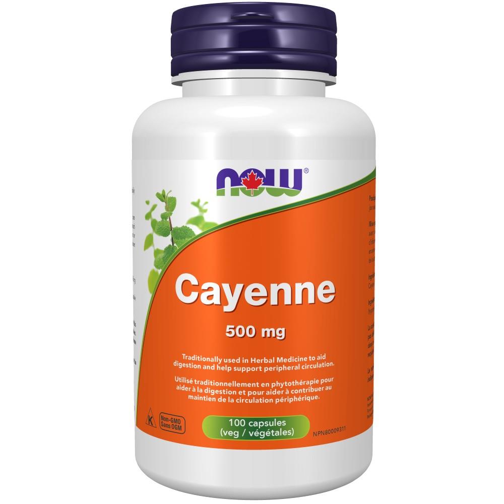 NOW CAYENNE - 500mg / 100 VCAPS