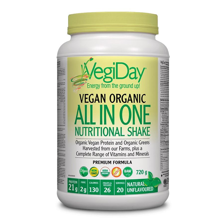 ALL IN ONE PLANT PROTEIN NUTRITIONAL SHAKE - UNFLAVOURED / 720g