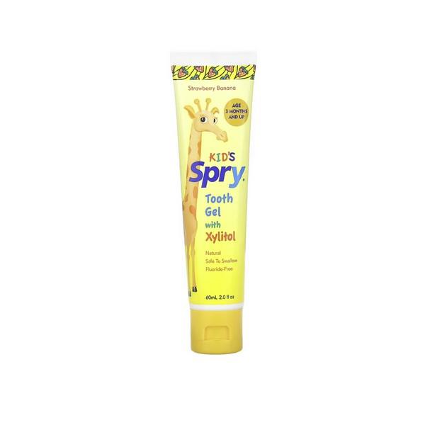 SPRY TOOTH GEL KIDS STR/BANANA