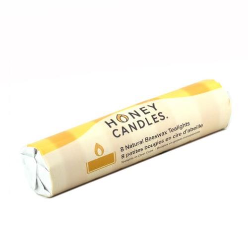 HC BEESWAX TEALIGHTS 8