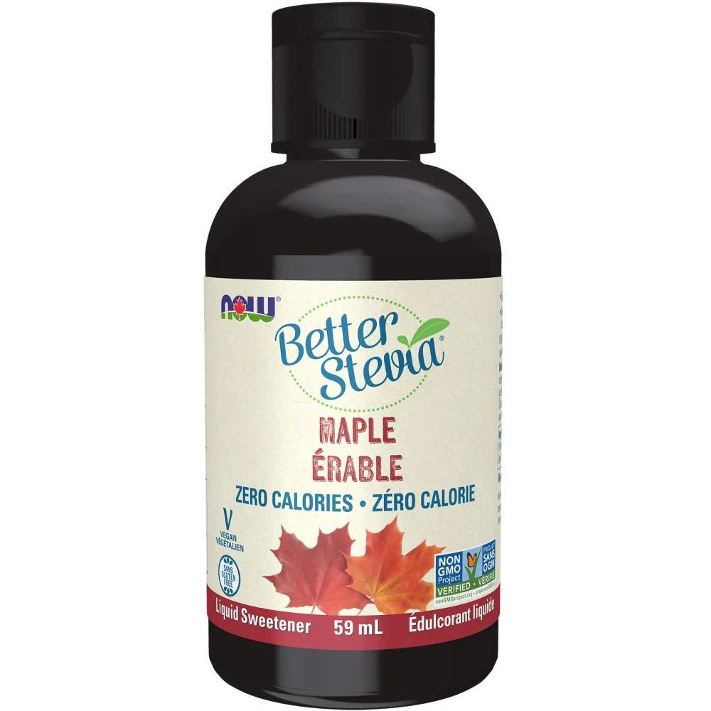 NOW STEVIA LIQUID MAPLE