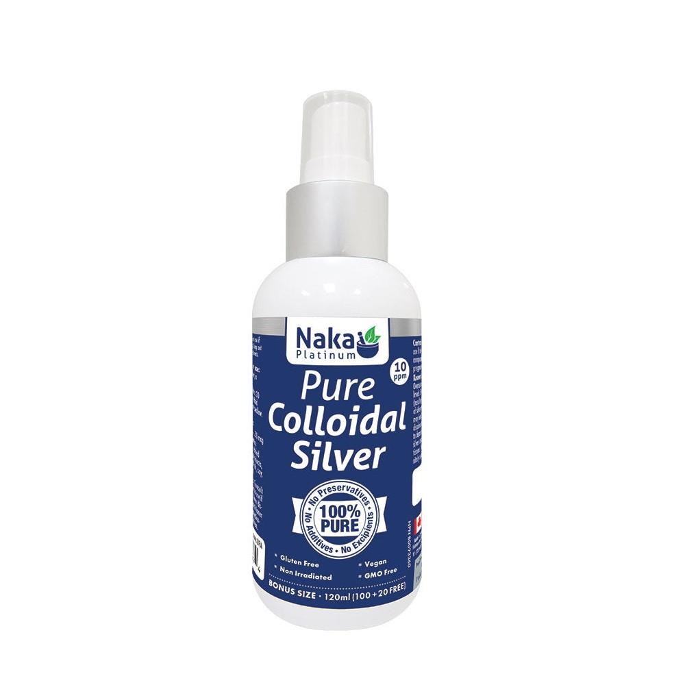 NAKA COLLOIDAL SILVER 10PPM SPRAY 120ML