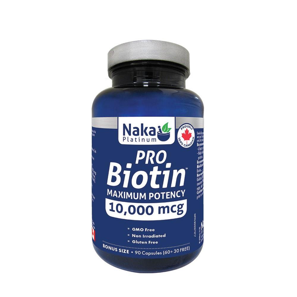 NAKA BIOTIN MAX POTENCY 10,0000mcg / 90CAPS