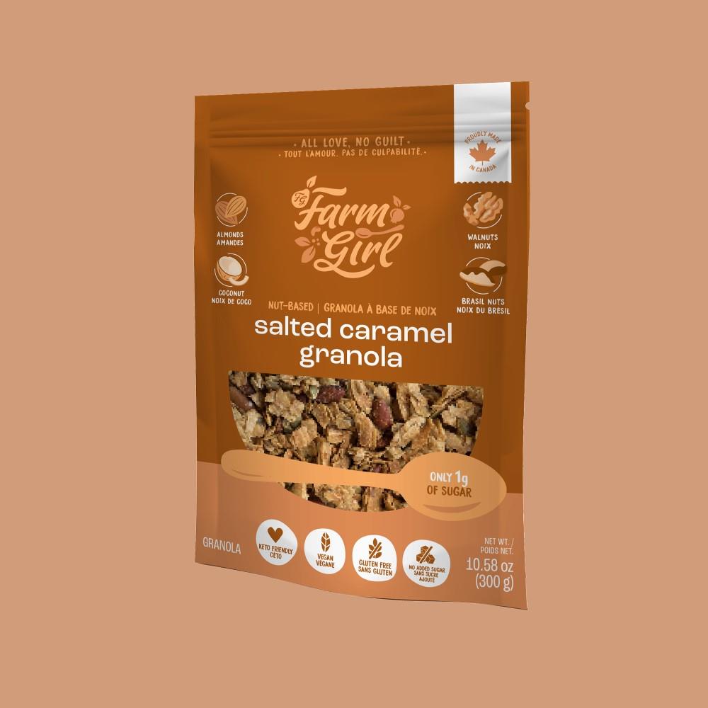 FARM GIRL GRANOLA - SALTED CARAMEL / 300g