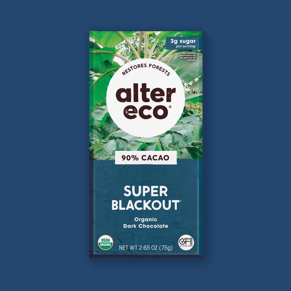 DARK CHOCOLATE BAR - SUPER BLACKOUT / 75g