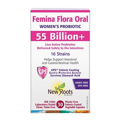 NR PROBIOTIC FEMINA FLORA 55B+ 30CAPS