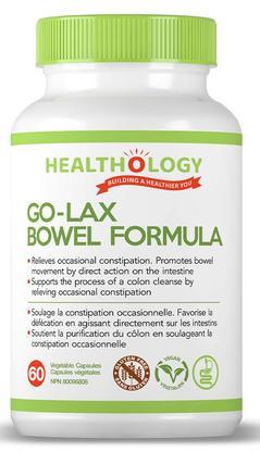HEALTHOLOGY GO-LAX BOWEL FORMULA 60VCAPS