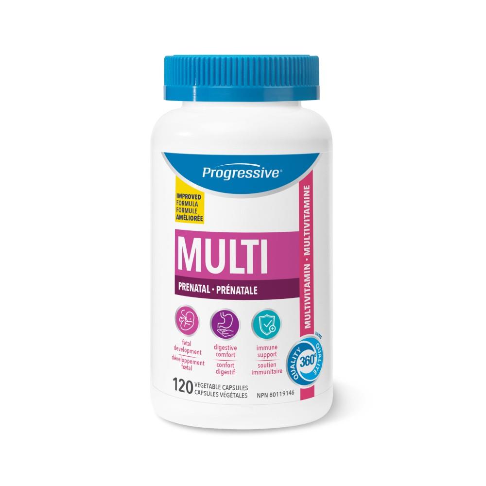 PROGRESSIVE MULTI PRENATAL - 120 VCAPS