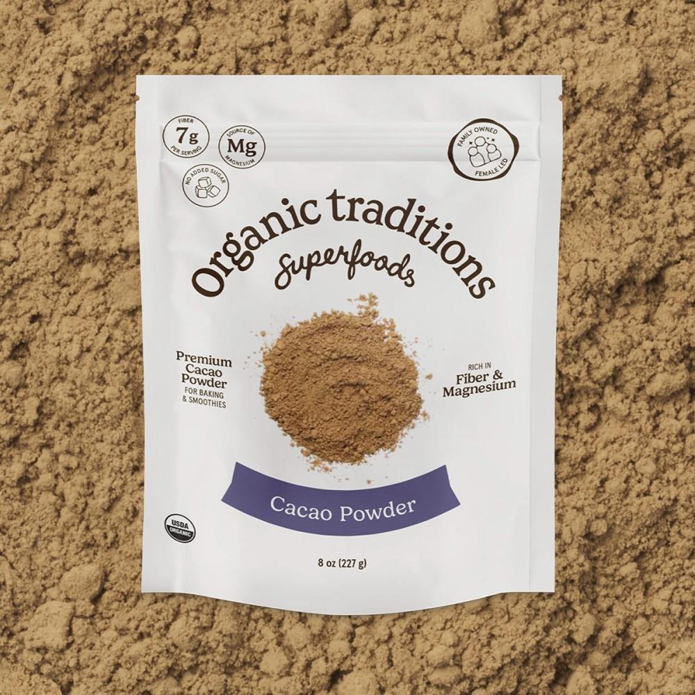 ORGANIC TRADITIONS CACAO POWDER ORGANIC 454G