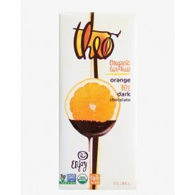 THEO 70% DARK CHOC BAR ORANGE 85G