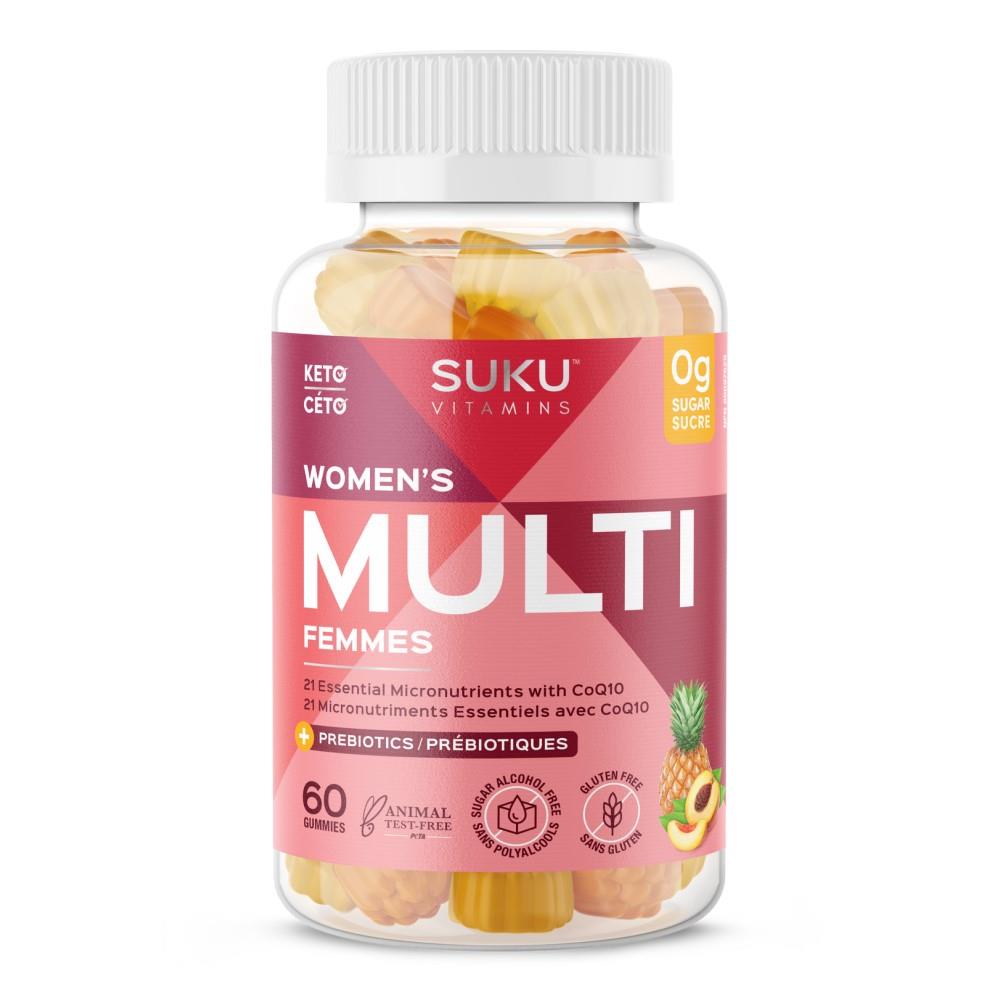 SUKU MULTI VITAMIN WOMEN'S 60 GUMMIES