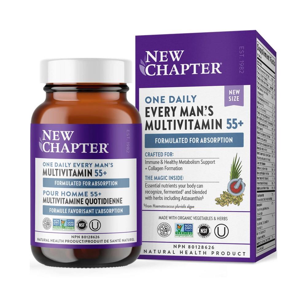 NEW CHAPTER EVERY MAN'S 55+ ONE DAILY MULTI 72 TABS