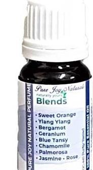PURE JOY NATURALS ESSENTIAL OILS BLENDS 20ML