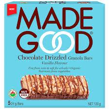 MADE GOOD GRANOLA BARS CH DRIZZLE VANILLA 5/24G BARS