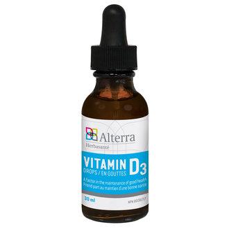 ALTERRA VITAMIN D3 DROPS 30ML