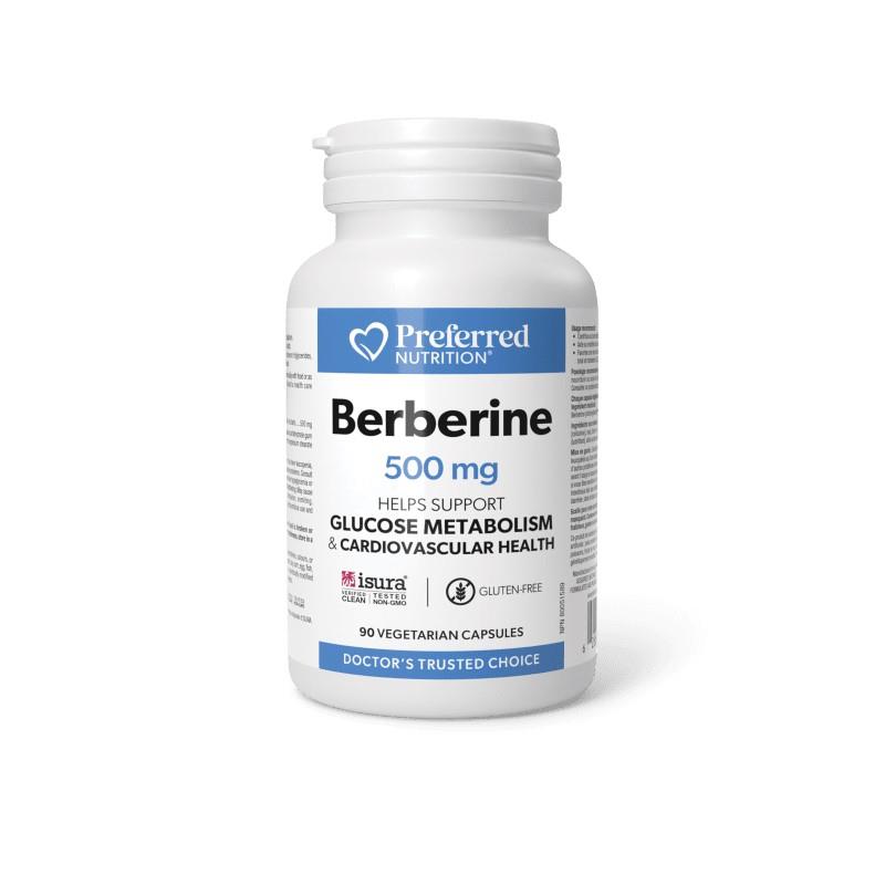PREFERRED NUTRITION BERBERINE - 500mg / 90 VCAPS