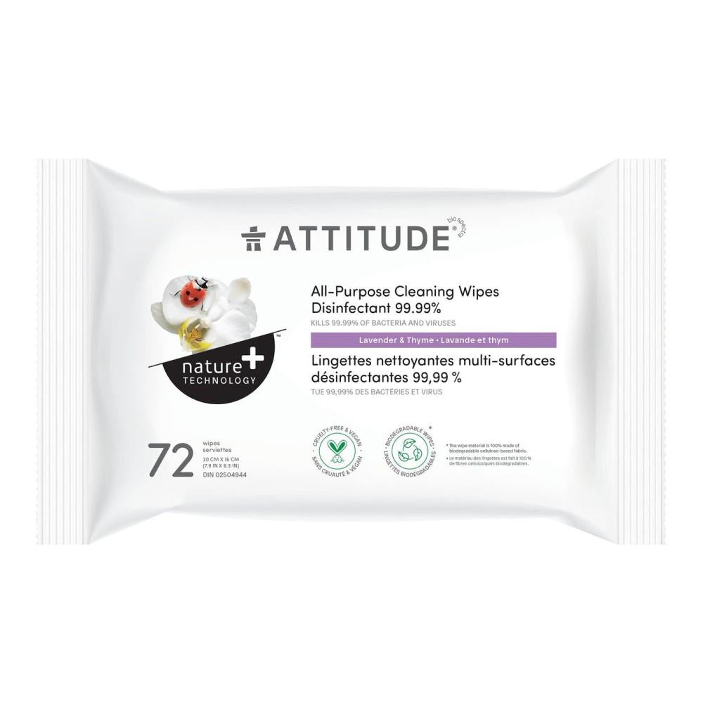 ALL-PURPOSE CLEANING WIPES - LAVENDER THYME / 72 WIPES