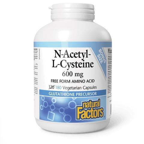 NF N- ACETYL L-CYSTEINE (NAC) 600MG 180VCAPS