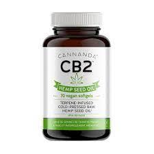 CANNANDA CB2 HEMP SEED OIL 70 VEGAN CAPS