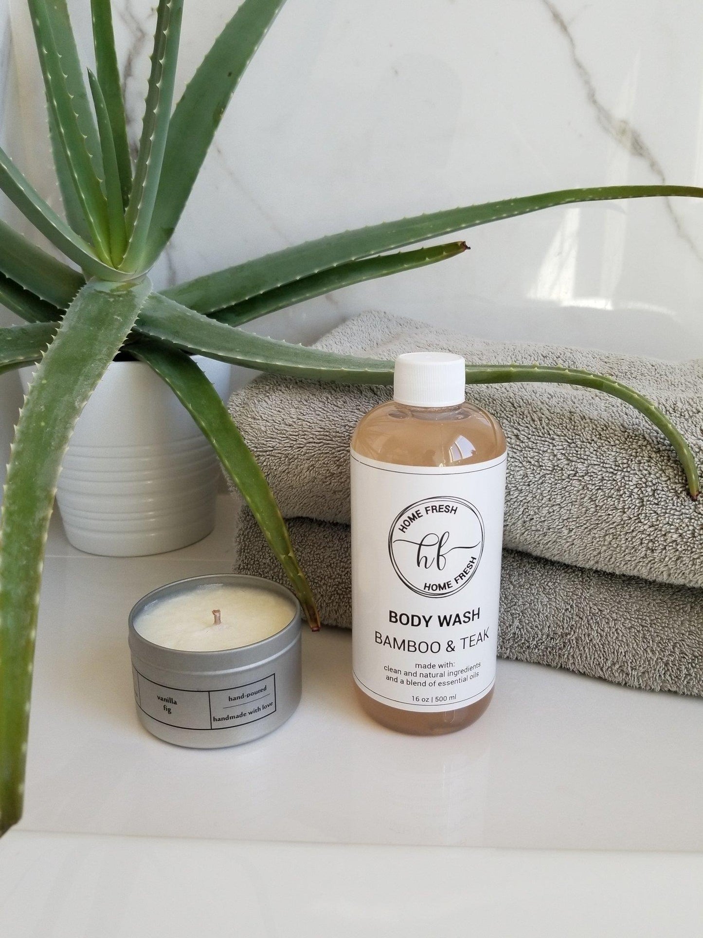 HOME FRESH BODY WASH BAMBOO&TEAK 500ML