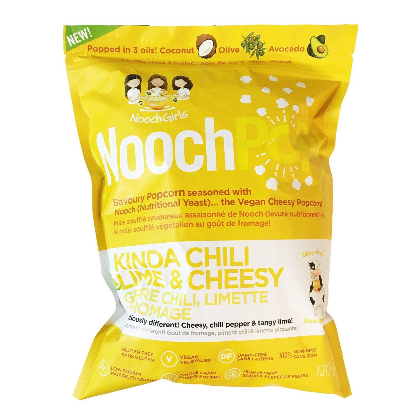 NOOCHPOP POPCORN CHILI LIME 120G