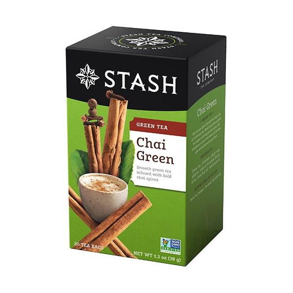 GREEN TEA CHAI GREEN - 20 TEA BAGS