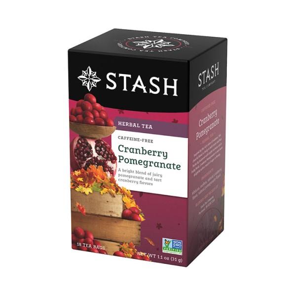 ROOIBOS TEA CRANBERRY POMEGRANATE - 18 TEA BAGS