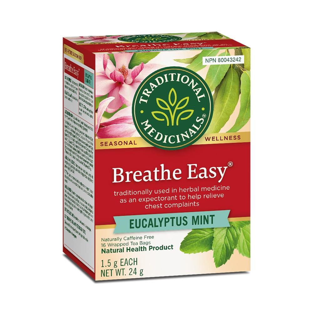 TRADITIONAL MEDICINALS TEA BREATHE EASY - 16 TEA BAGS