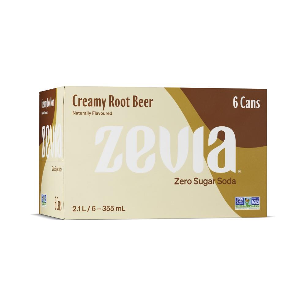 CREAMY ROOT BEER SODA - 6 x 355ml CASE