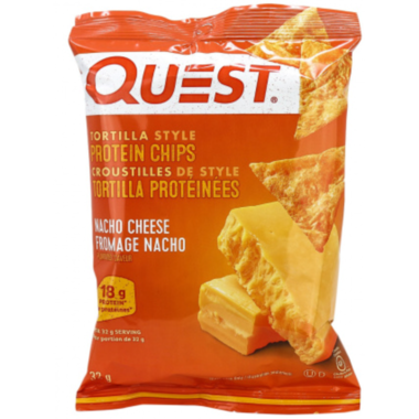 QUEST TORTILLA CHIPS NACHO CHE 32G