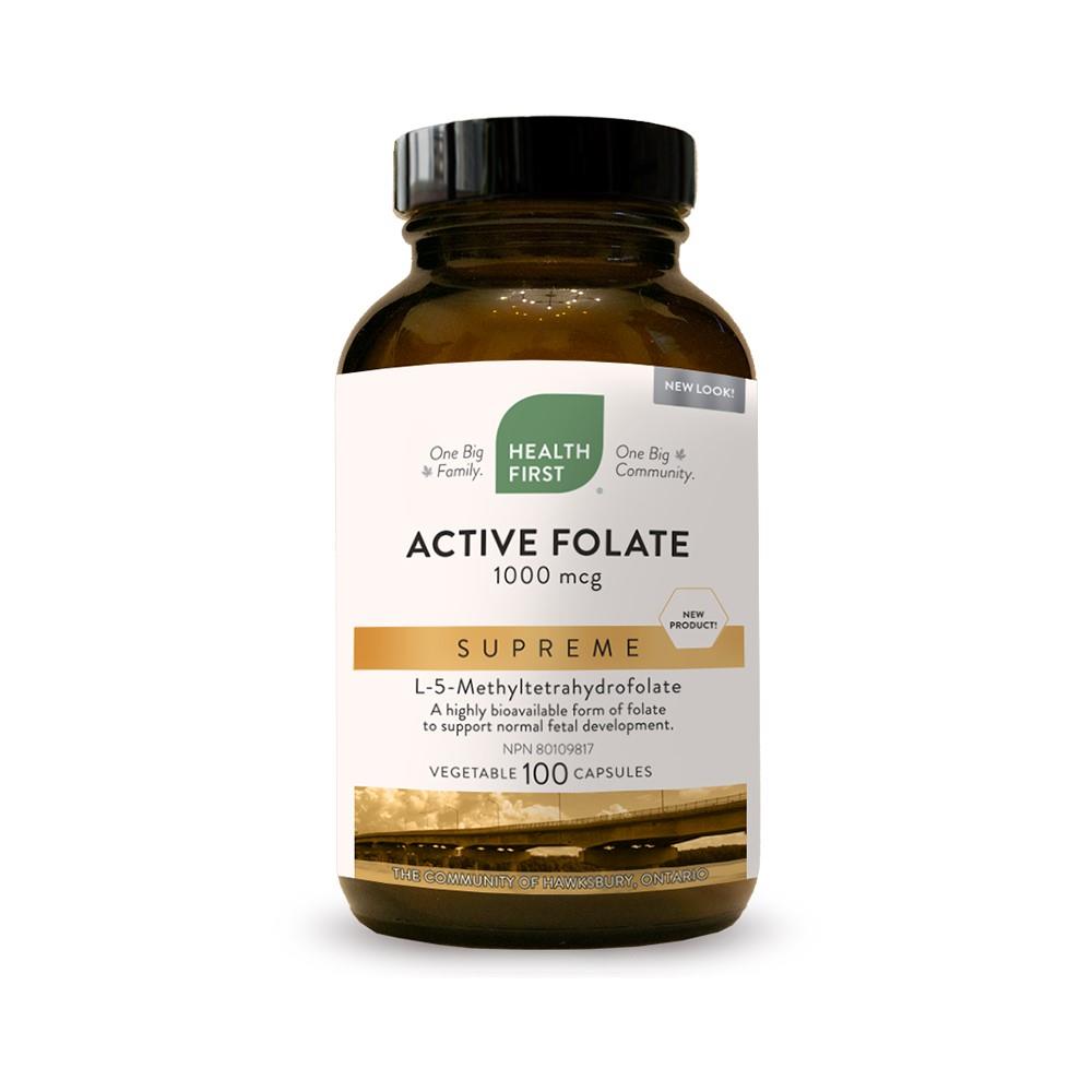 HF ACTIVE FOLATE 1000MCG 100VCAPS