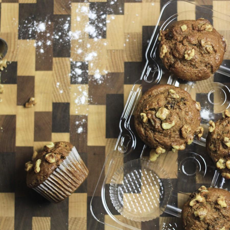 TOTALLY GLUTEN FREE CARROT NUT MUFFINS - 6 PACK