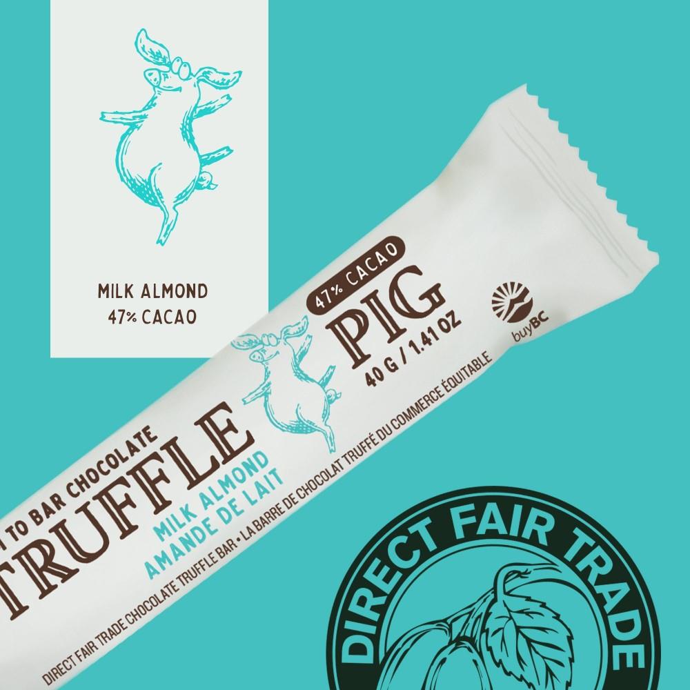 HB TRUFFLE PIG MILK ALMOND 40G