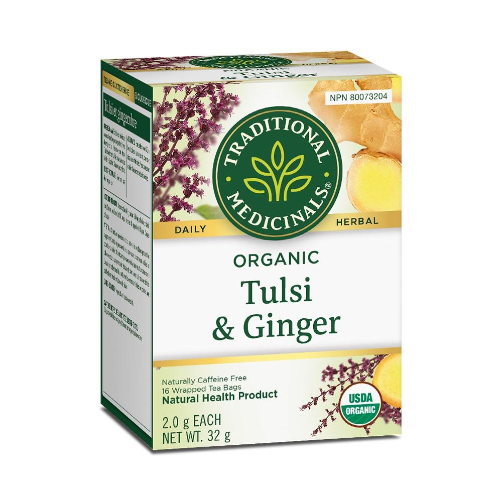 HERBAL TEA TULSI & GINGER - 16 TEA BAGS