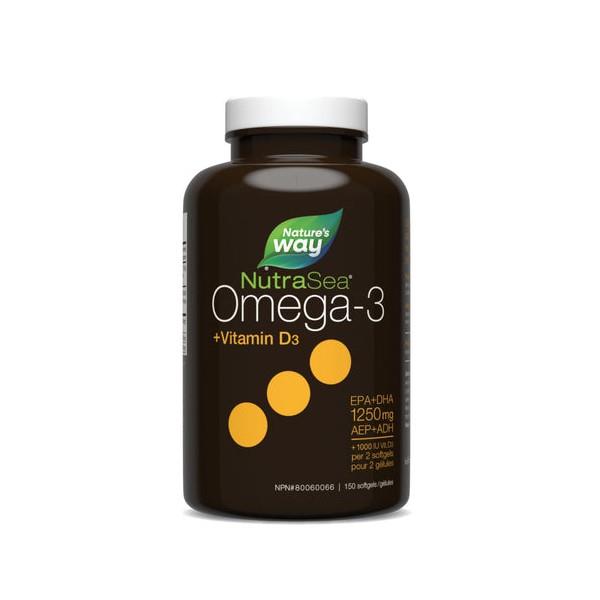 NUTRASEA+D OMEGA-3 EPA+DHA 1250MG / 150SGELS