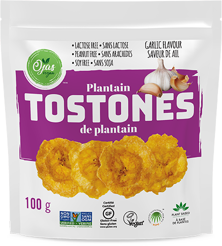OJAS CHIPS PLANTAIN GARLIC 100G