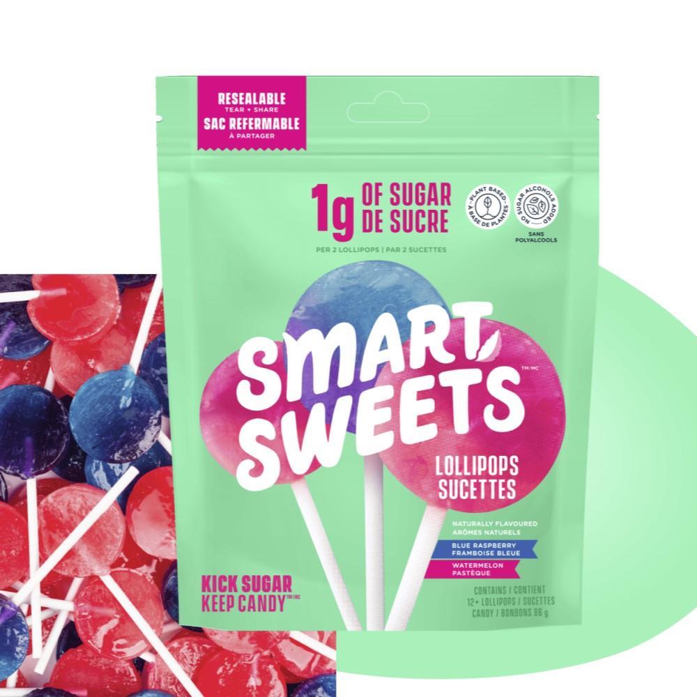 SMART SWEETS LOLLIPOPS ASSORTED / 86G