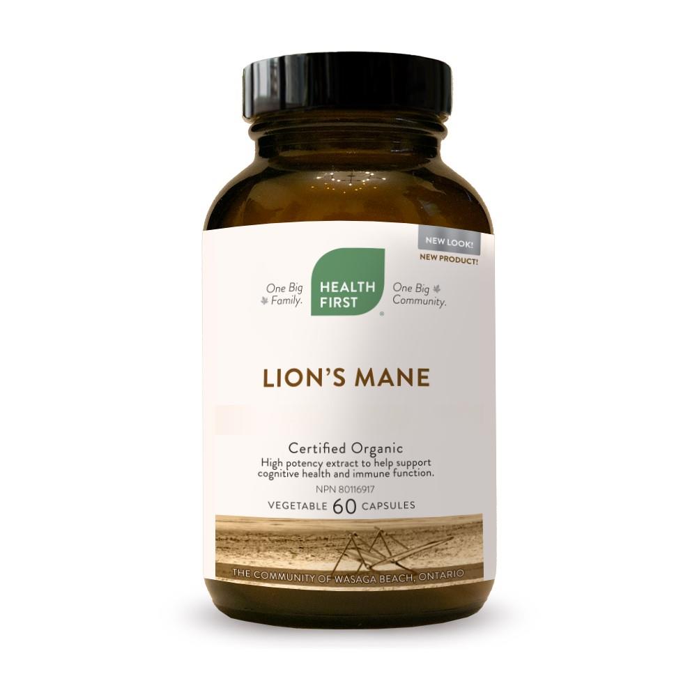 HEALTH FIRST LION'S MANE ORGANIC 60VCAPS
