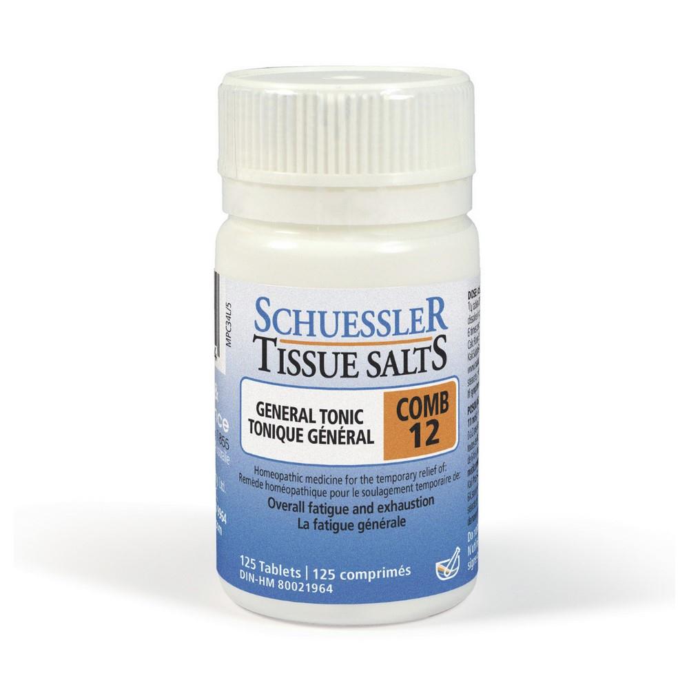 SCHUESSLER TISSUE SALTS COMB12 125ct