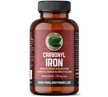 PURE LAB CARBONYL IRON 90VCAPS
