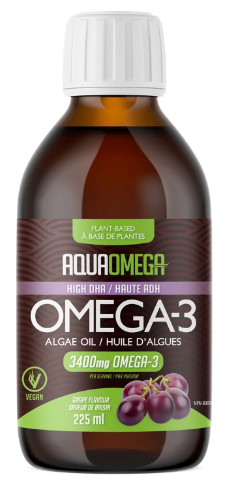 AQUA OMEGA OMEGA -3 VEGAN 225ML / GRAPE