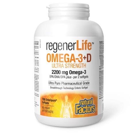 NF REGENERLIFE OMEGA 3 & D 150SGELS/2200MG