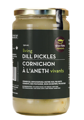 GTFOOD DILL PICKLES V GF RAW 750ML