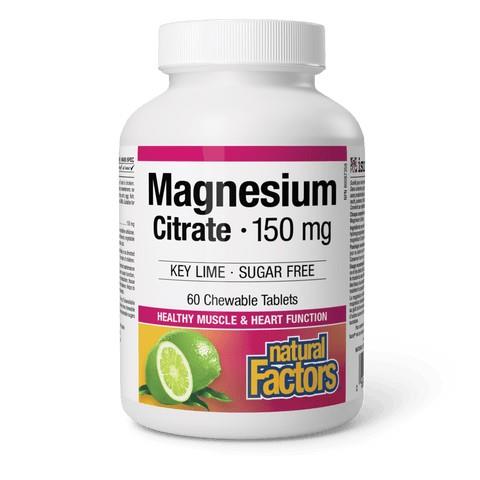 NF MAGNESIUM CITRATE KEY LIME 150mg 60 CHEWABLE TABS