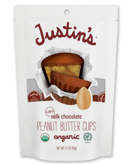 JUSTIN'S PEANUT BUTTER CUPS 120G