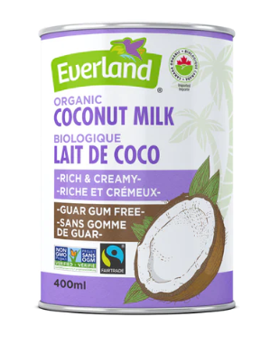 EVERLAND COCONUT MILK NO GUAR GUM 400 ML