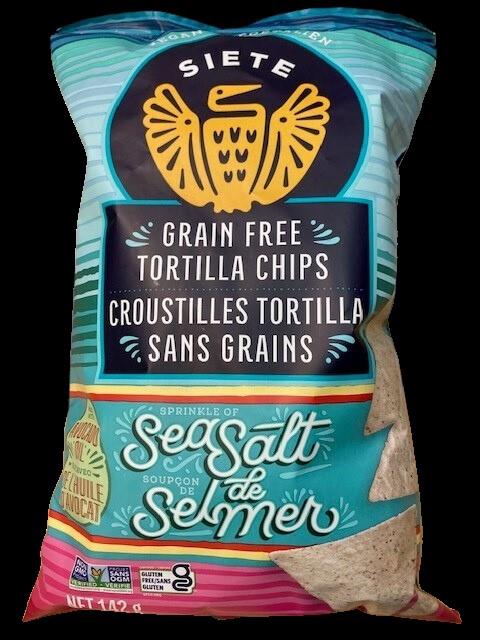 SIETE TORTILLA CHIPS SEASALT 142G
